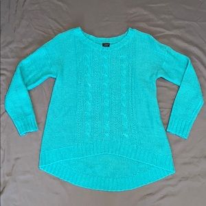Turquoise sweater